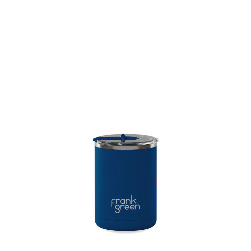 frank green 12oz Reusable Cup With Hinged Lid Deep ocean image number 0